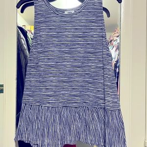 Old Navy Peplum Top size L